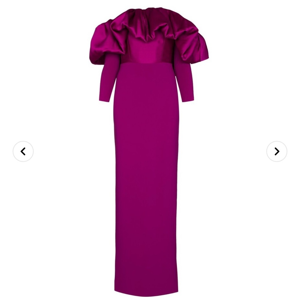 SOLACE LONDON Elson off-shoulder dress